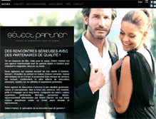 Tablet Screenshot of agence-selectpartner.com